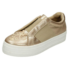 Ladies Spot On Flatform Creepers