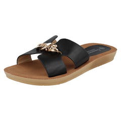 Ladies Savannah Open Toe Casual Mules