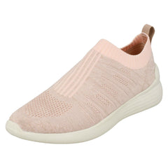 Ladies Reflex Ribbed Slip On Pumps F7092