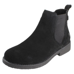 Ladies Hush Puppies Suede Casual Ankle Boots Maddy