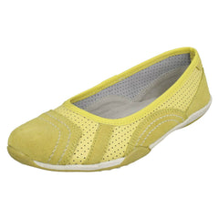 Ladies Down To Earth Flat Ballerina Shoes