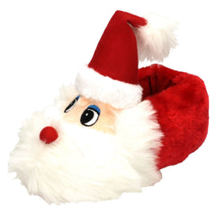 Ladies Spot On Flat Novelty Santa Slippers