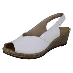 Ladies Rieker Slingback Wedge Sandals 62462