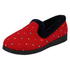 Ladies Padders Wide Fit Slippers Repose