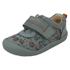 Boys Startrite Casual Hook & Loop Shoes Footprint