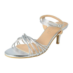 Ladies Spot On Strappy Evening Sandals F12115
