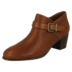 Ladies Clarks Buckle Detailed Ankle Boots Maypearl Milla