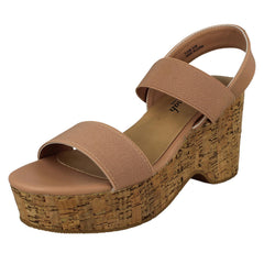 Ladies Savannah Platform Wedge Sandals F2298