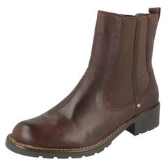 Ladies Clarks Chelsea Pull On Boots Orinoco Club