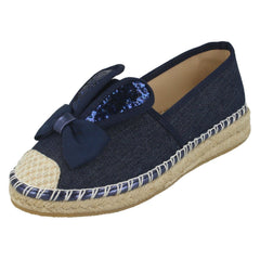 Girls Spot On Bunny Ears Casual Shoes