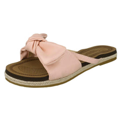 Ladies Savannah Flat Rope Edged Mules