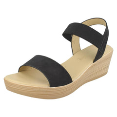 Ladies Savannah Mid Wedge Sandals