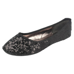 Girls Cutie Flat Sequin Ballerina Flat Shoes
