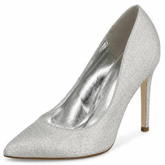 Ladies Anne Michelle High Heel Pointed Toe Court Shoes F90048