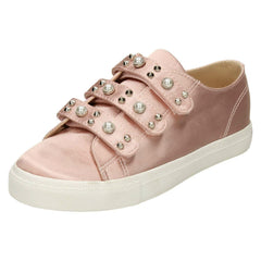 Ladies Spot On Pearl Strap Trainers