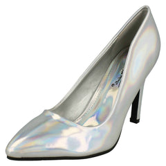 Ladies Anne Michelle Metallic Court Shoes