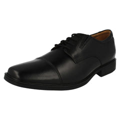 Mens Clarks Formal Lace Up Shoes Tilden Cap