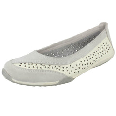 Ladies Down To Earth Suede Leather Ballerinas F80448