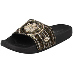 Ladies Spot On Open Toe Summer Mule