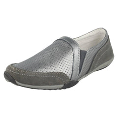 Ladies Down To Earth Leather Casual Shoes F80423