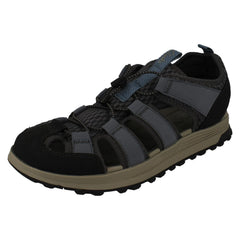 Mens Clarks Closed-Toe Mimic Grip Sole Sandals ATL Trek Wave