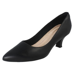 Ladies Clarks Formal Leather Slip On Smart Work Court Shoes Kepley Vine