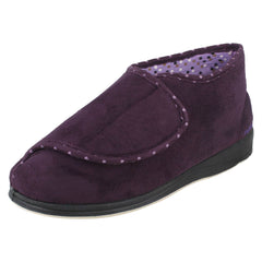 Ladies Padders Wide Fitting Boot Style Slippers Cherish