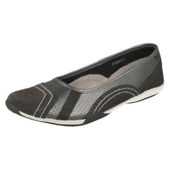 Ladies Down To Earth Flat Ballerina Shoes