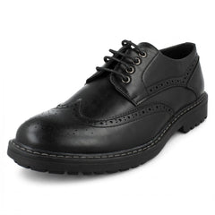 Mens Thomas Blunt Low Heel Lace Up Brogue Shoe A2194
