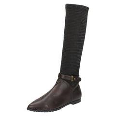 Ladies Spot On Knee High Boots