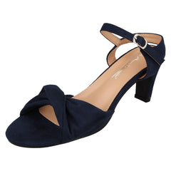 Ladies Anne Michelle Mid Heel Casual Wide Fit Sandals F12111