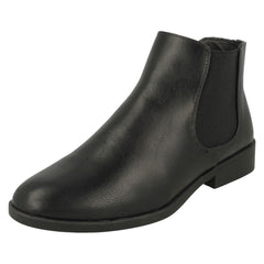 Ladies Spot On Gusset Chelsea Boots F4449