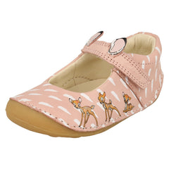 Girls Clarks Disney's Bambi Detailed Shoes Tiny Deer T