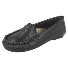Girls Spot On Flat Moccassins