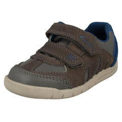 Boys Clarks Claw Detailed Casual Shoes Rex Play