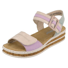 Ladies Rieker Adjustable Sandals 62900