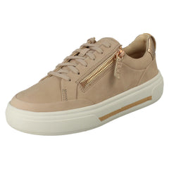 Ladies Clarks Casual Trainers Hollyhock Zip