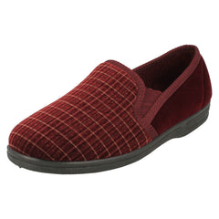Mens Slippers Checkered Pattern Full Slippers Ryan