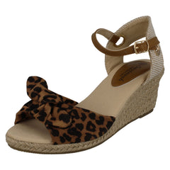 Ladies Savannah Mid Rope Wedge Sandals