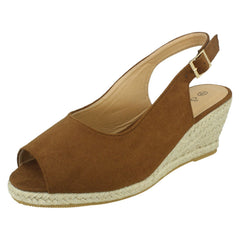 Ladies Savannah Wide Fit Wedges F2295