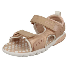 Childrens Clarks Hook And Loop Sandals Rocco Tide K