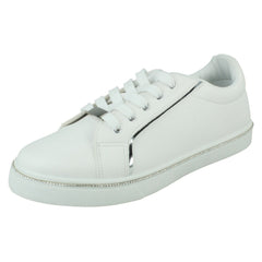 Ladies Spot On Casual Trainers F7189