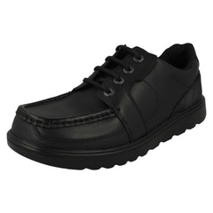 Boys Rhino By Startrite Camoflauge Material Detailed Lace Up Moccasin School Shoes Cadet