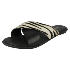 Ladies Leather Collection X Strap Vamp Sandals