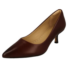 Ladies Clarks Mid Heeled Court Shoes Violet55 Rae