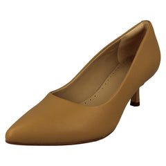 Ladies Clarks Mid Heeled Court Shoes Violet55 Rae