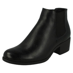 Ladies Down To Earth Low Heel Ankle Boots