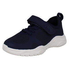 Kids Clarks Unisex Vegan Casual Trainers - Feather Ath