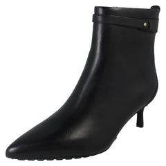 Ladies Clarks Smart Zip Fastening Heeled Ankle Boots Adela Up