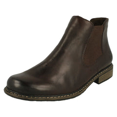 Ladies Rieker Casual Heeled Ankle Boots Z4994